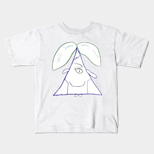 Triangle girl Kids T-Shirt